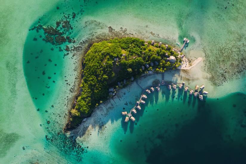 Photo - Polynésie Française - Vue du ciel - Bora Bora #260